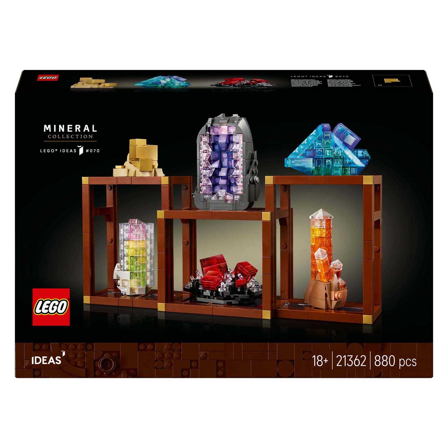 LEGO ideas mineralenverzameling set - 21362