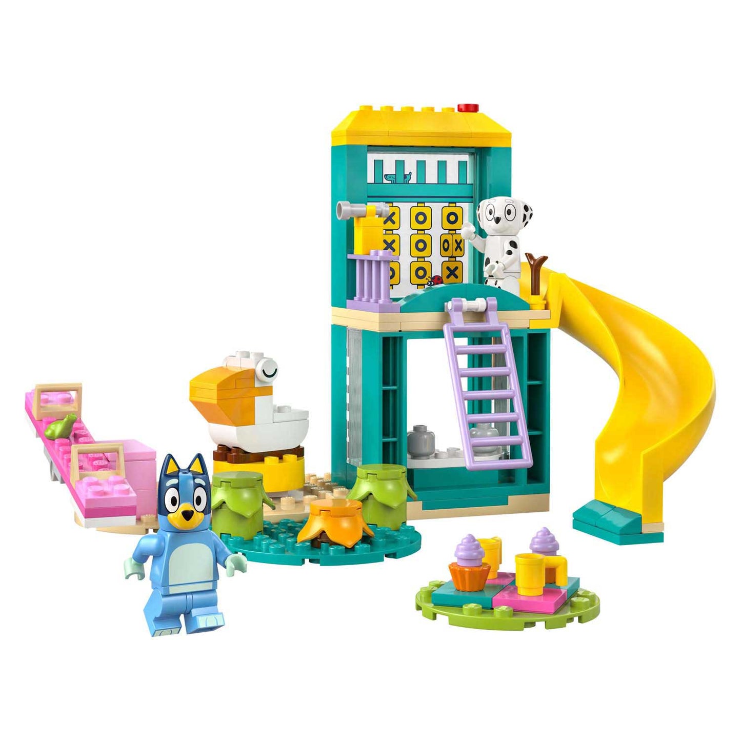 LEGO duplo 11201 bluey en chloe in de speeltuin
