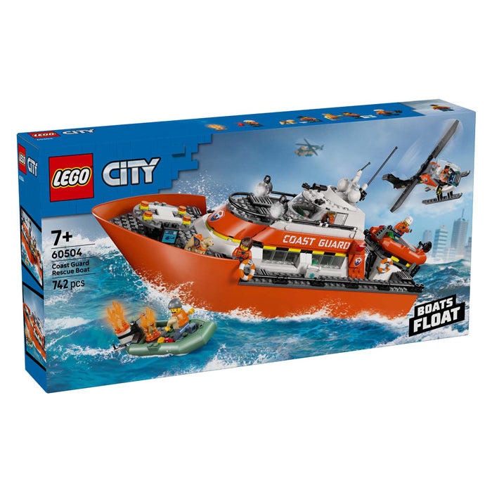 LEGO city 60504 kustwacht reddingsboot met helikopter