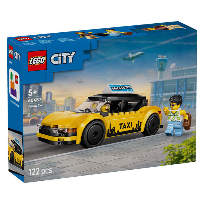 LEGO city 60487 gele taxi