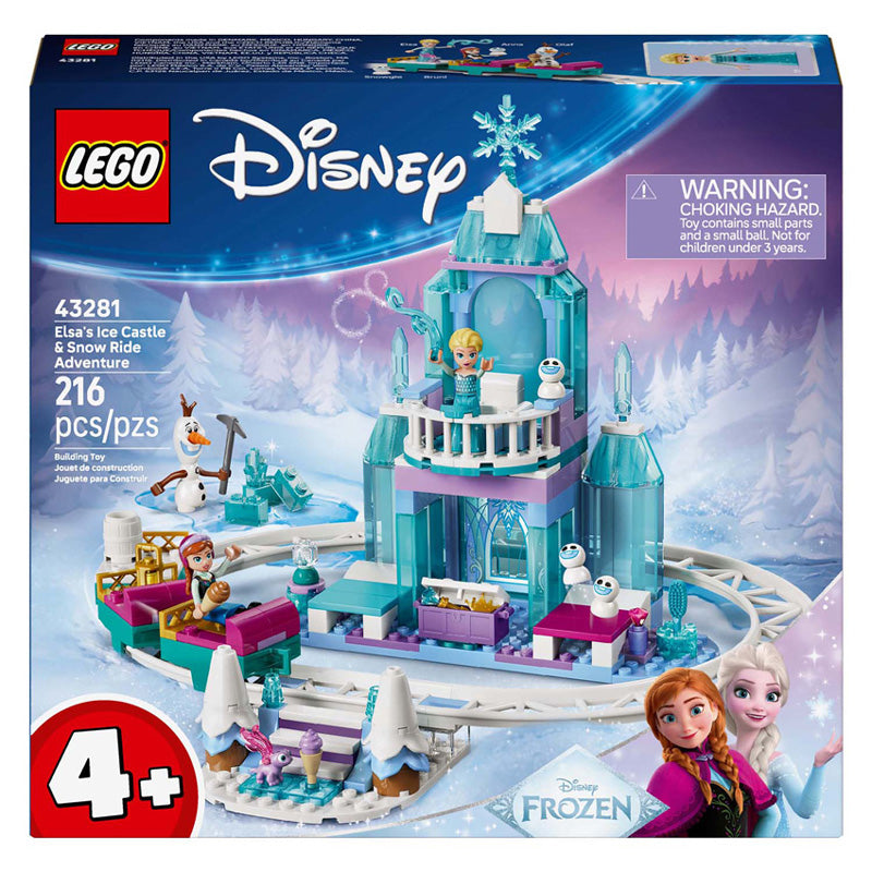 LEGO disney princess 43281 elsa's ijskasteel en sneeuwrit