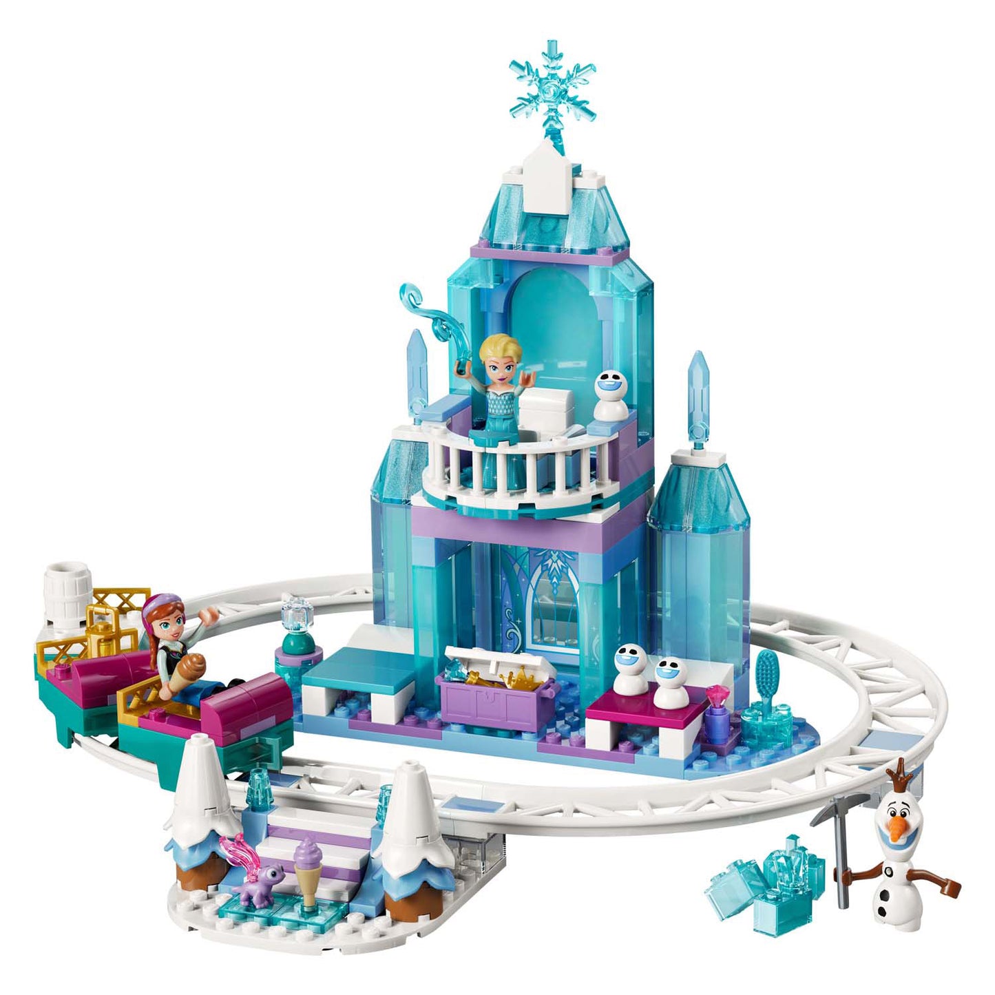 LEGO disney princess 43281 elsa's ijskasteel en sneeuwrit