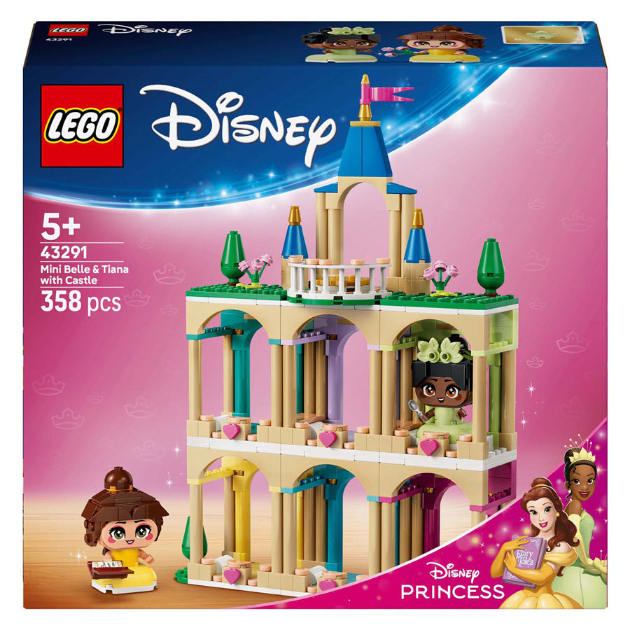 LEGO disney princess 43291 mini belle en tiana met kasteel
