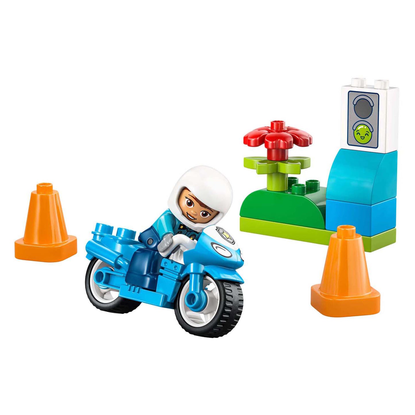 LEGO duplo 10471 blauwe politiemotor