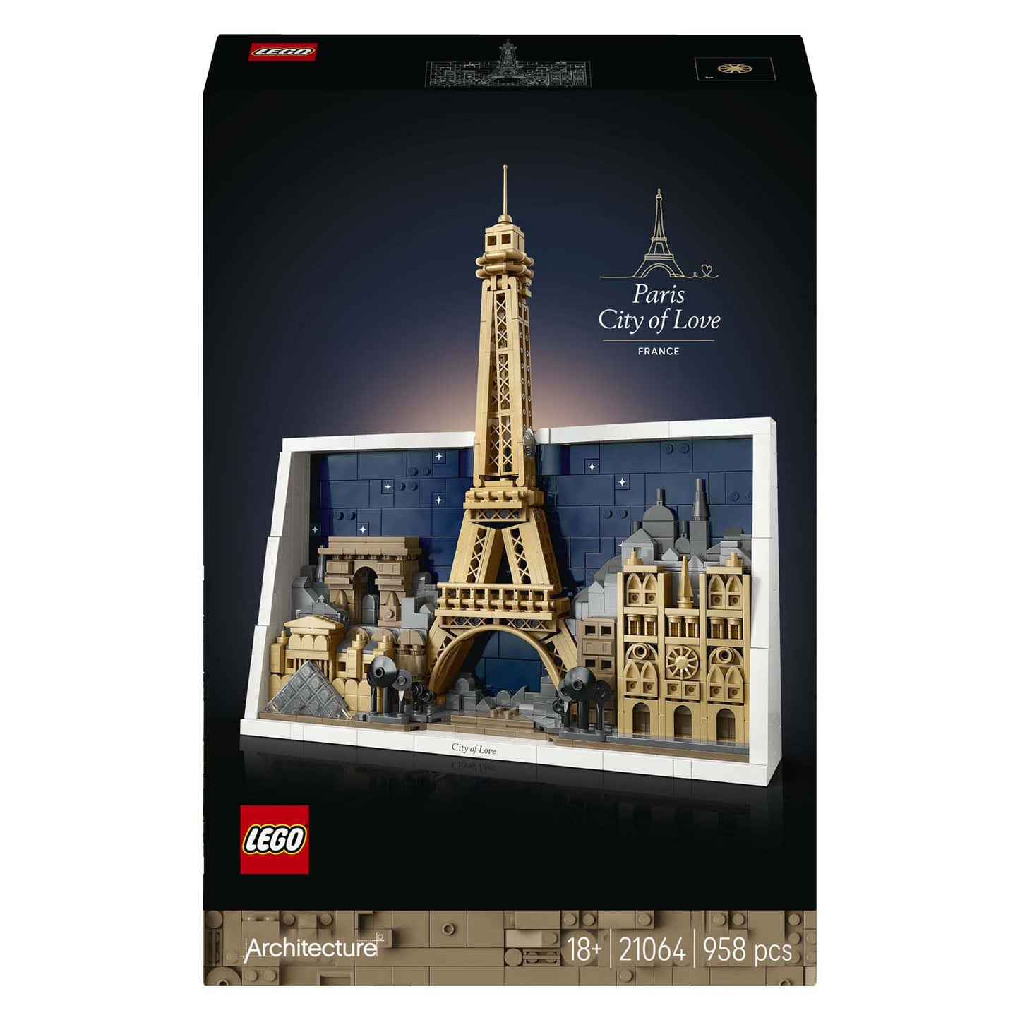 LEGO architecture 21064 parijs