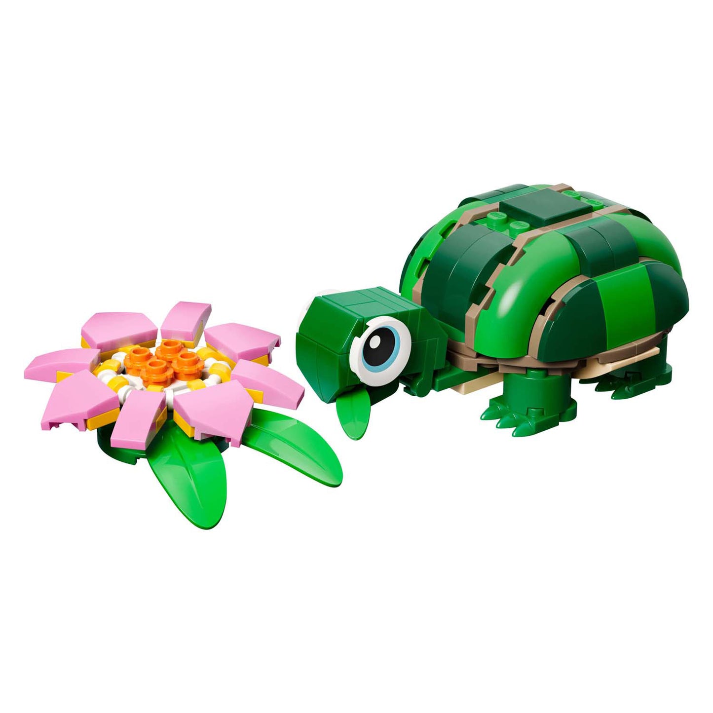 LEGO creator 31377 schildpad met waterlelie