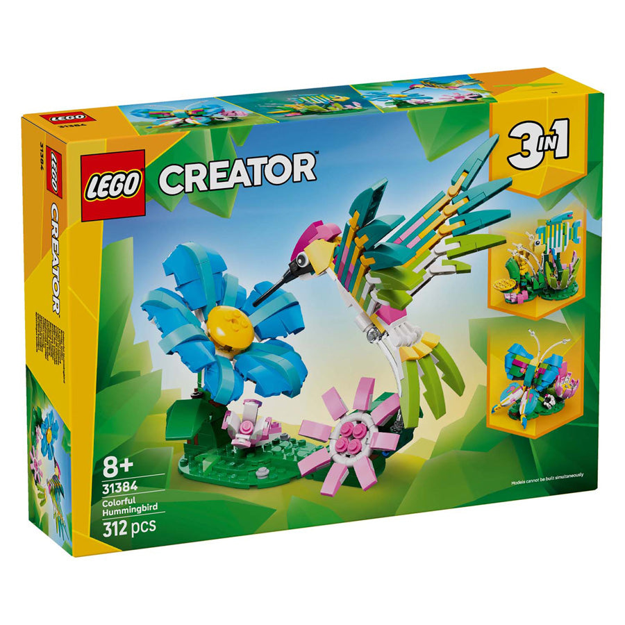LEGO creator 31384 wilde dieren: kleurrijke kolibrie