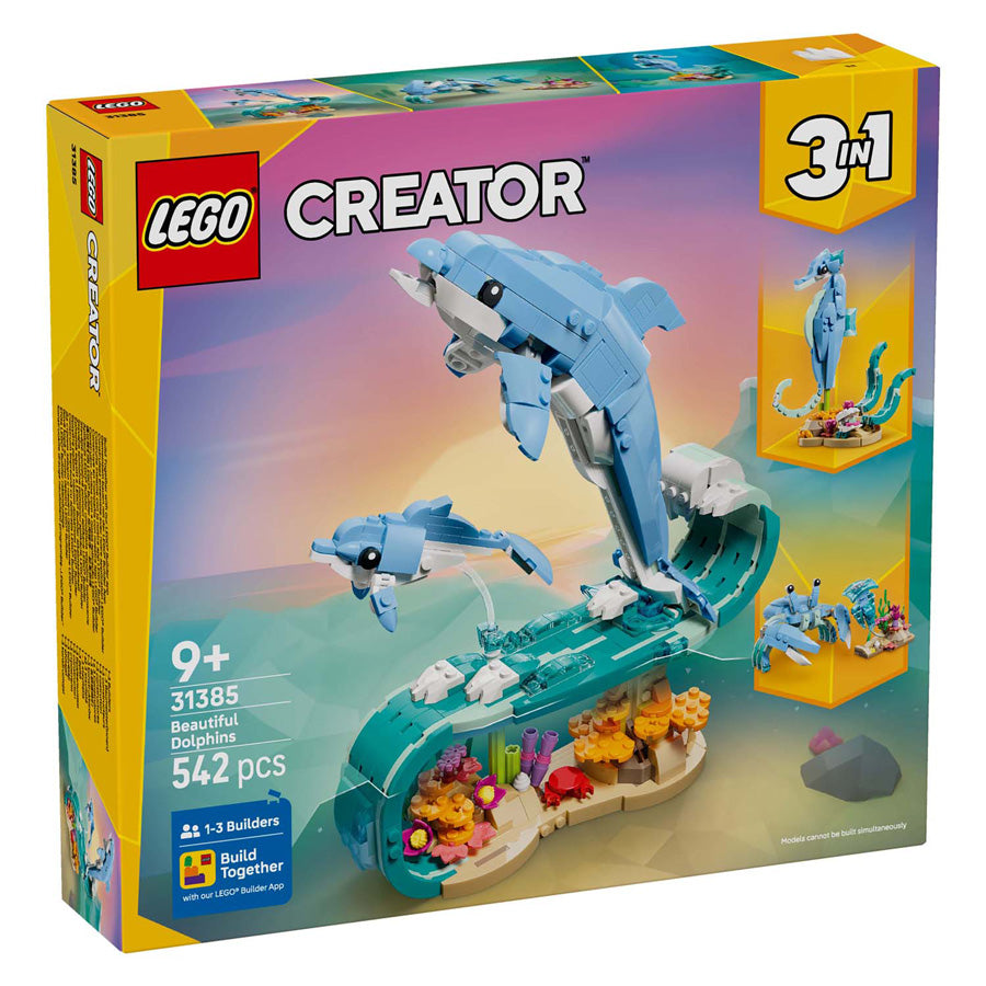 LEGO creator 31385 zeedieren: prachtige dolfijnen
