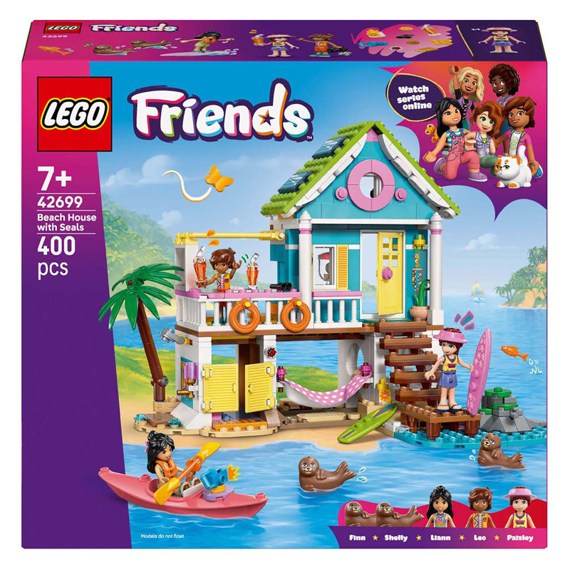 LEGO friends 42699 strandhuis met zeehonden