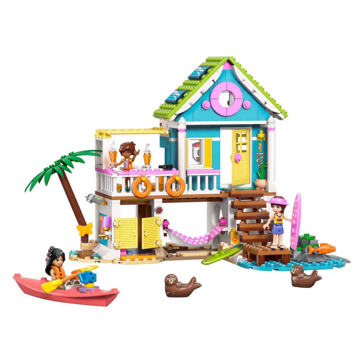 LEGO friends 42699 strandhuis met zeehonden