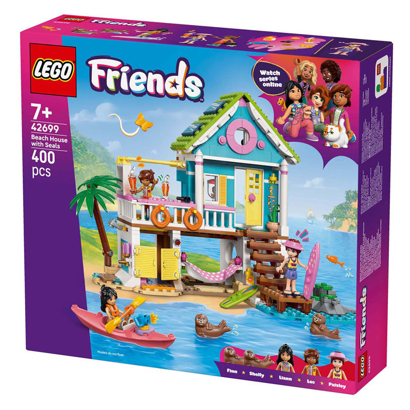 LEGO friends 42699 strandhuis met zeehonden