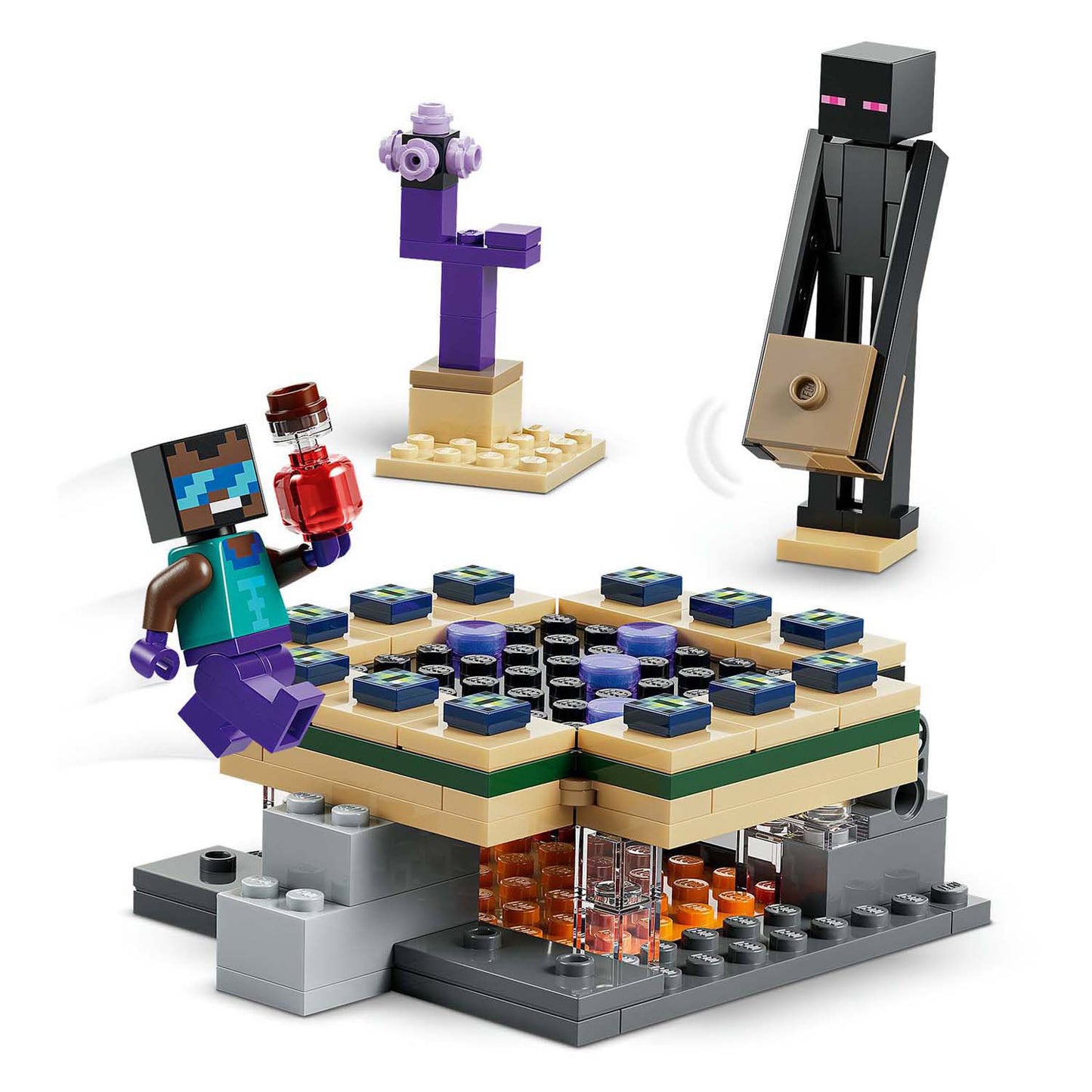 LEGO minecraft 21584 reis naar de nether en het end-portaal