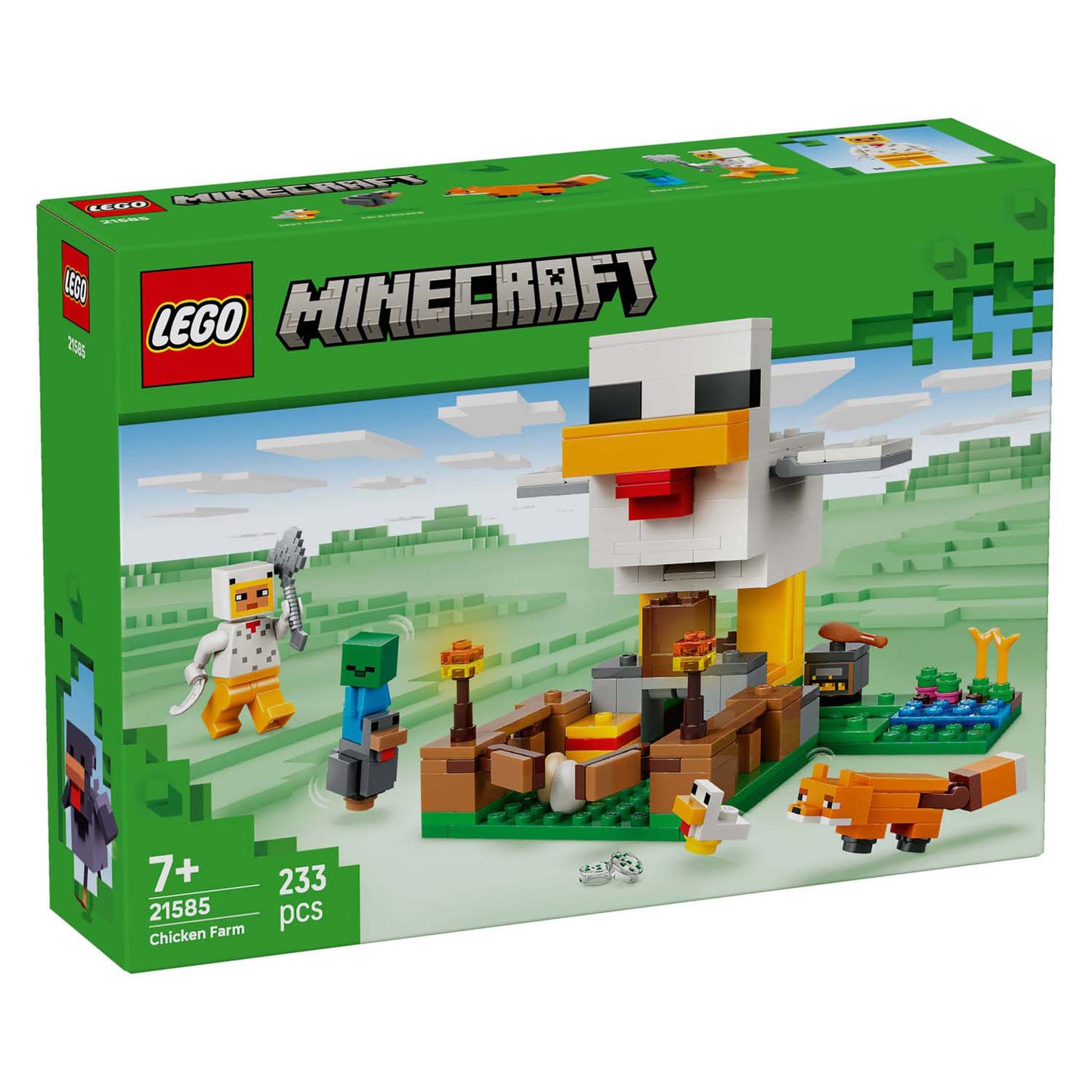 LEGO minecraft 21585 kippenboerderij
