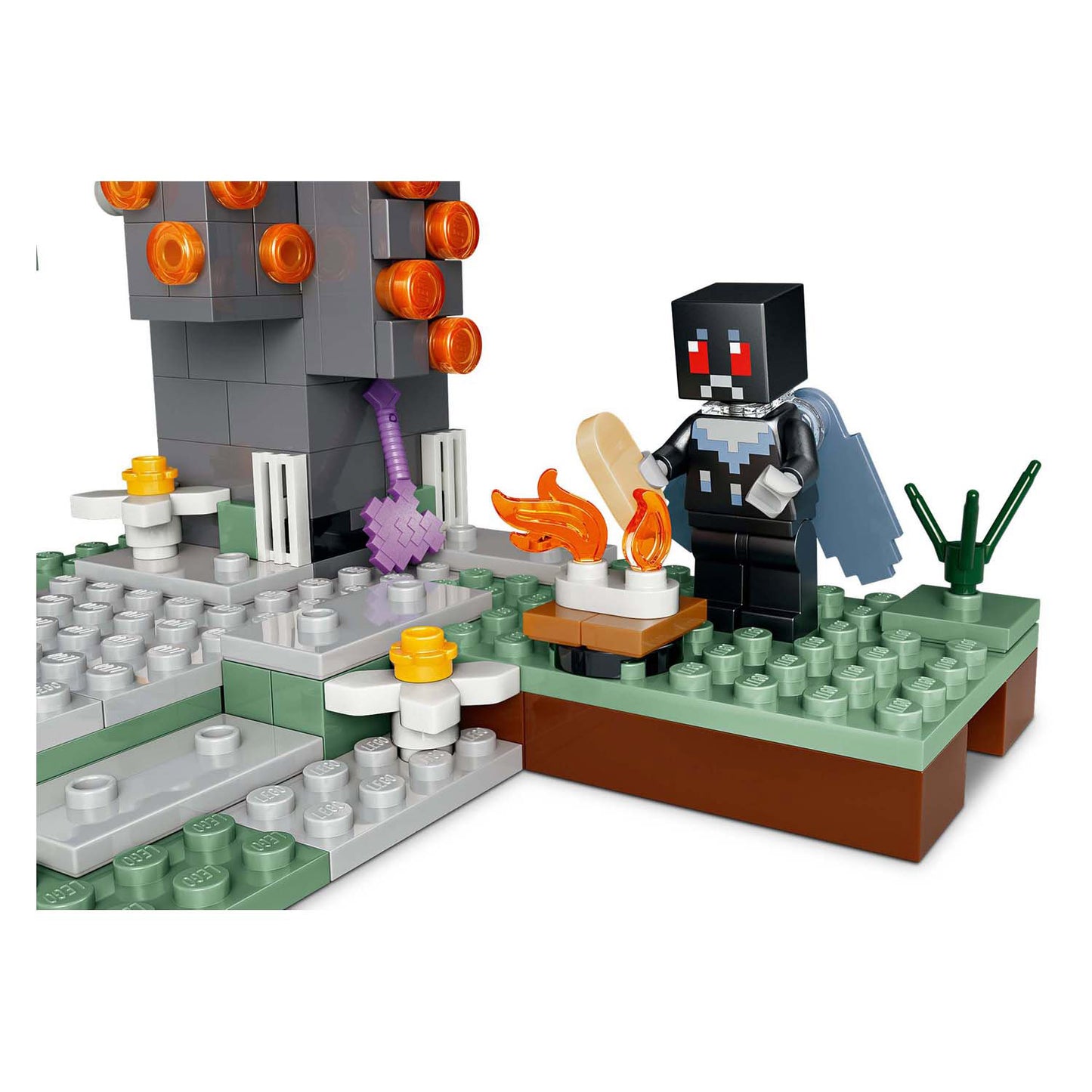 LEGO minecraft 21586 de bleke tuin