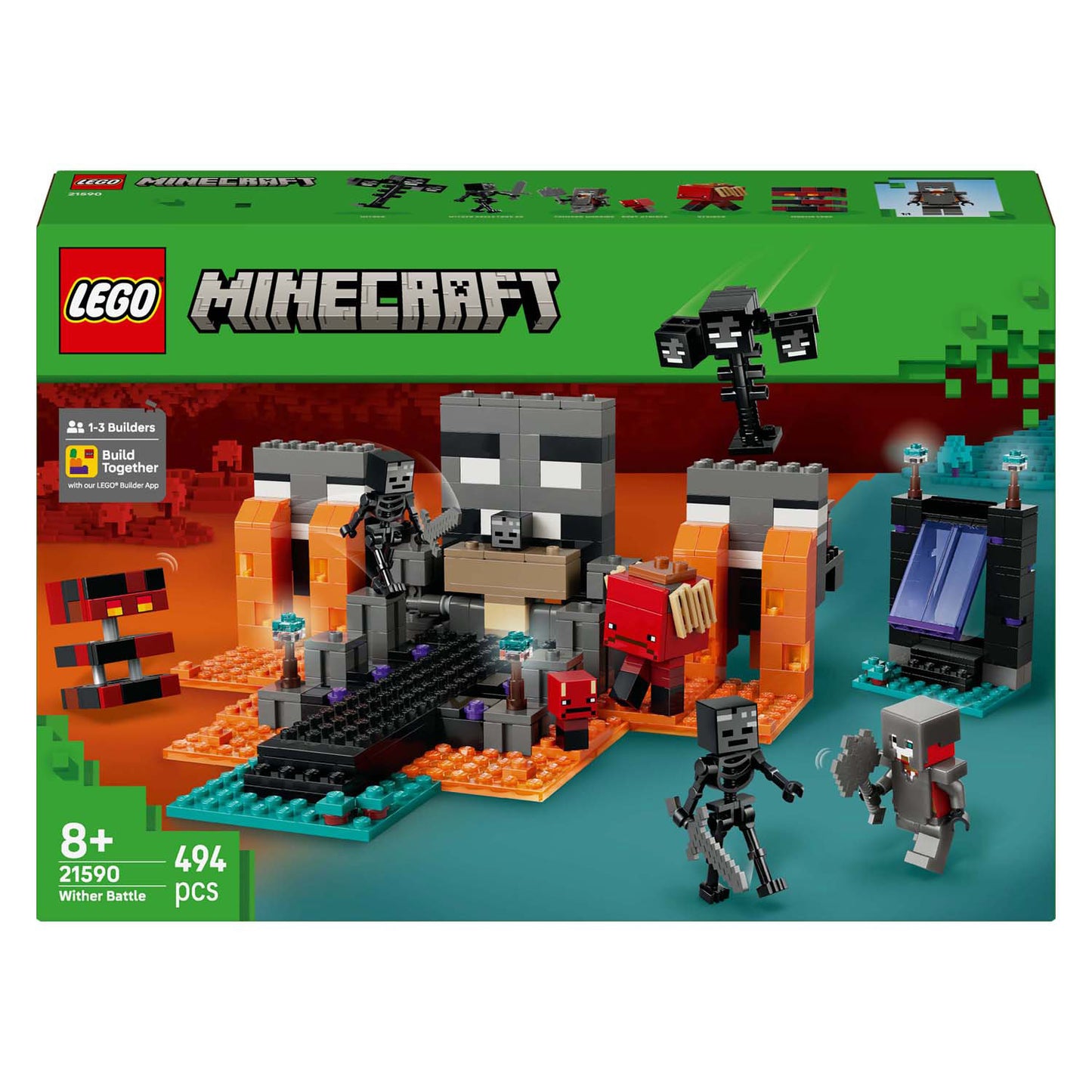 LEGO minecraft 21590 de wither-strijd
