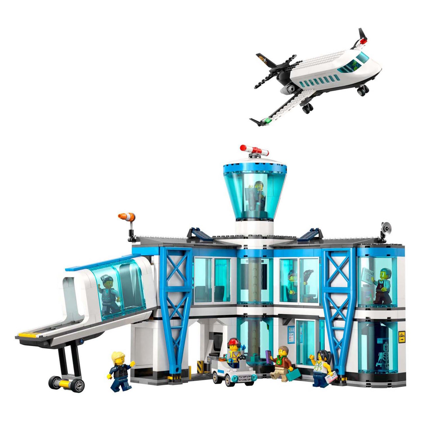 LEGO city 60502 luchthaven met vliegtuig
