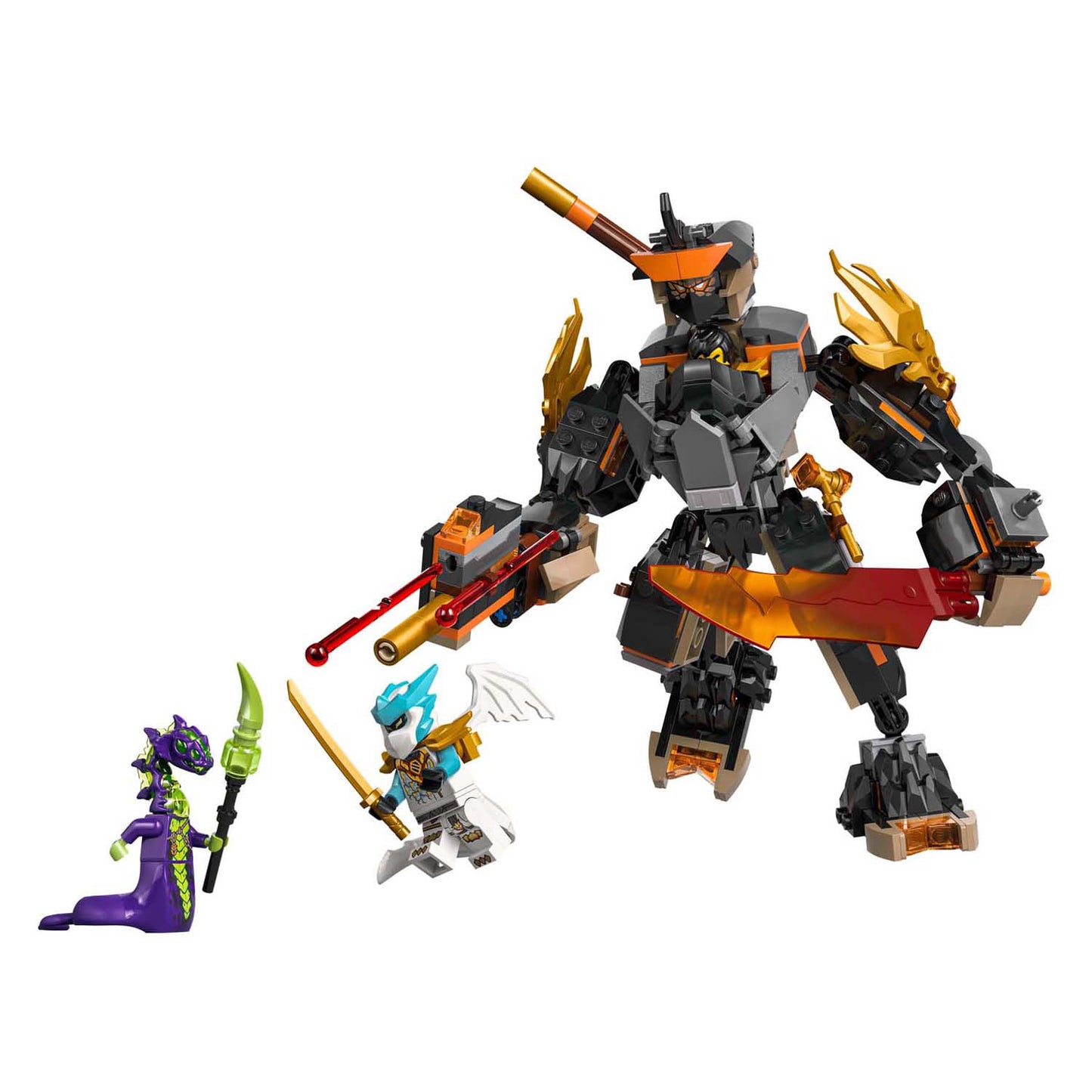 LEGO ninjago 71854 cole's missiemecha en draak zane