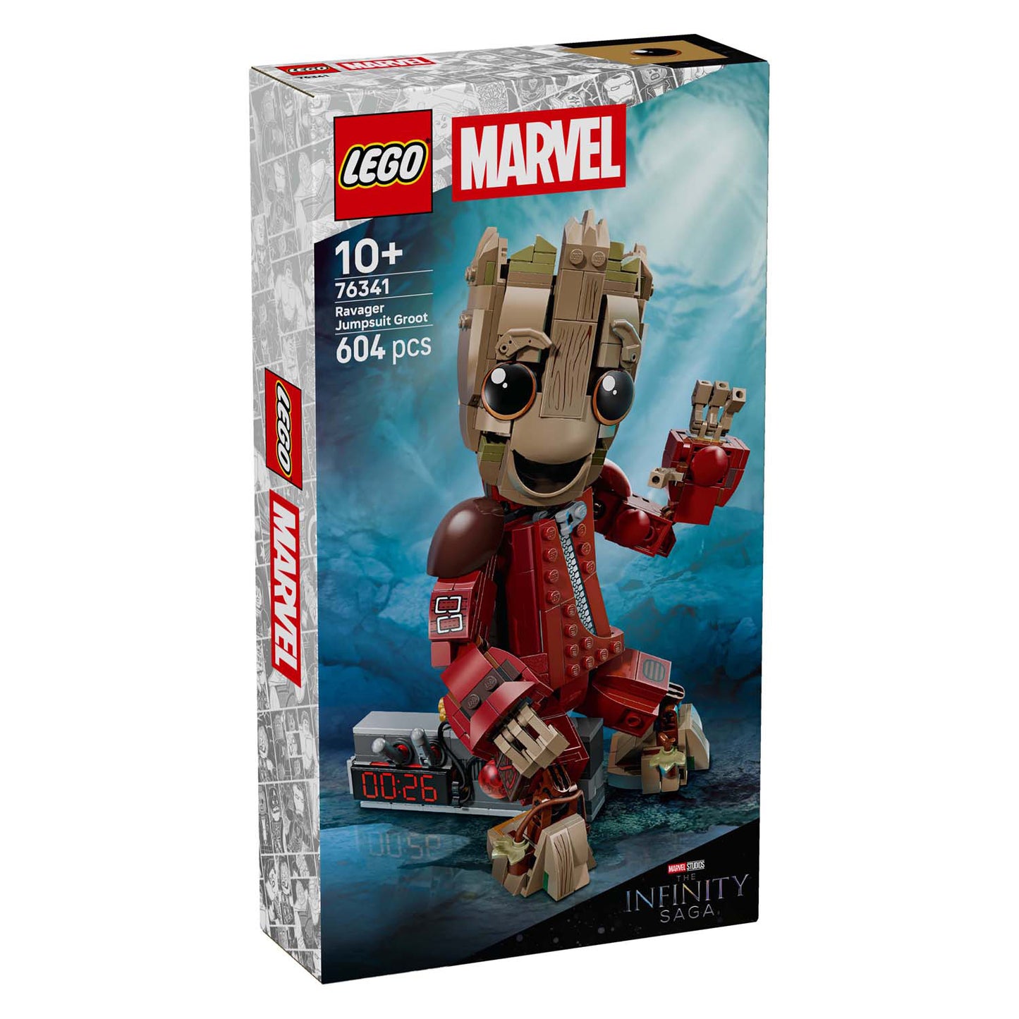 LEGO marvel super heroes - groot in ravager jumpsuit constructiespeelgoed (76341)