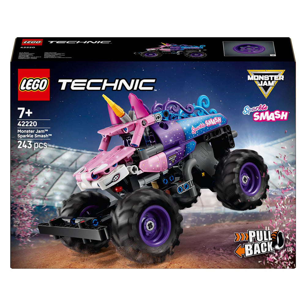 LEGO technic 42220 monster jam sparkle smash pull-back
