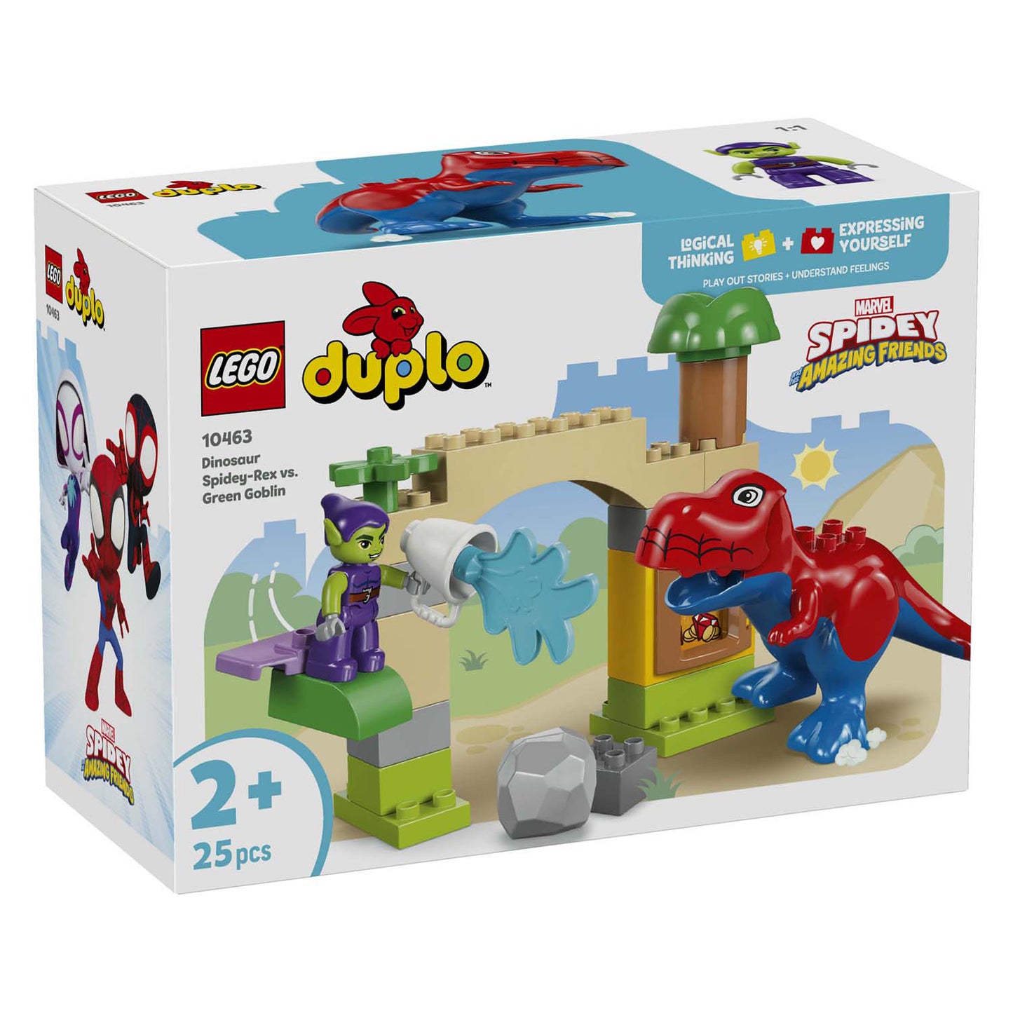 LEGO duplo 10463 dinosaurus spidey-rex vs. green goblin