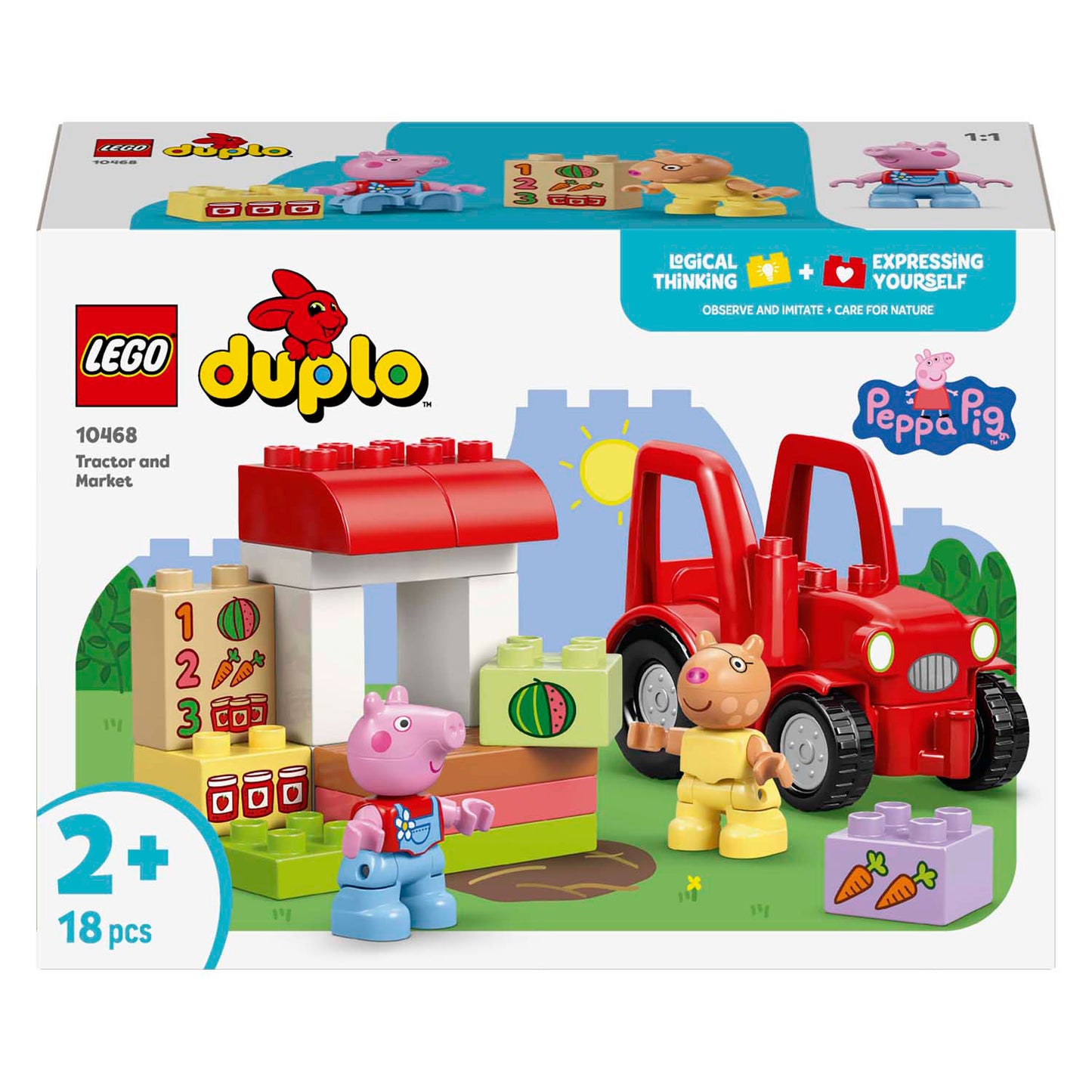LEGO duplo 10468 tractor en marktkraam