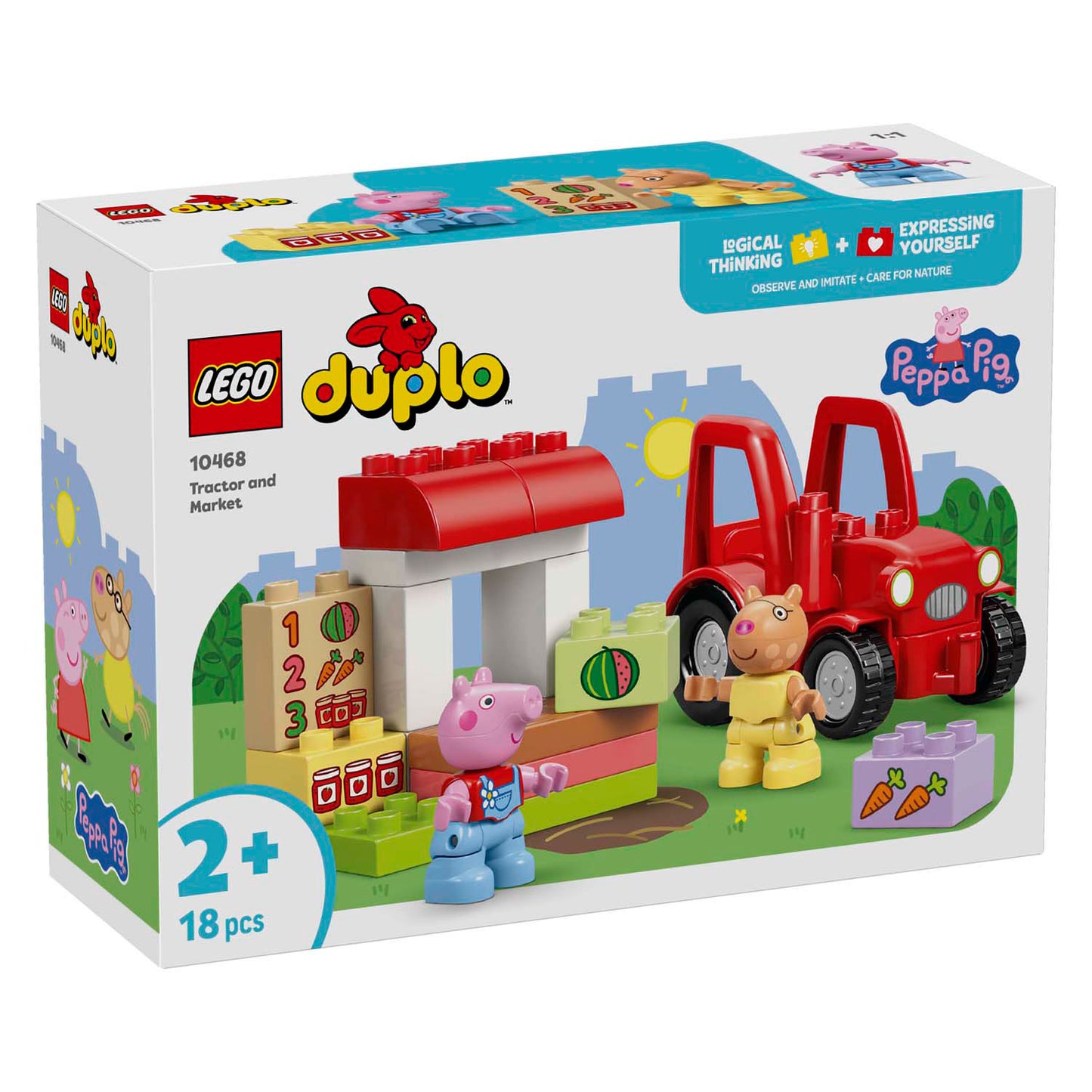 LEGO duplo 10468 tractor en marktkraam