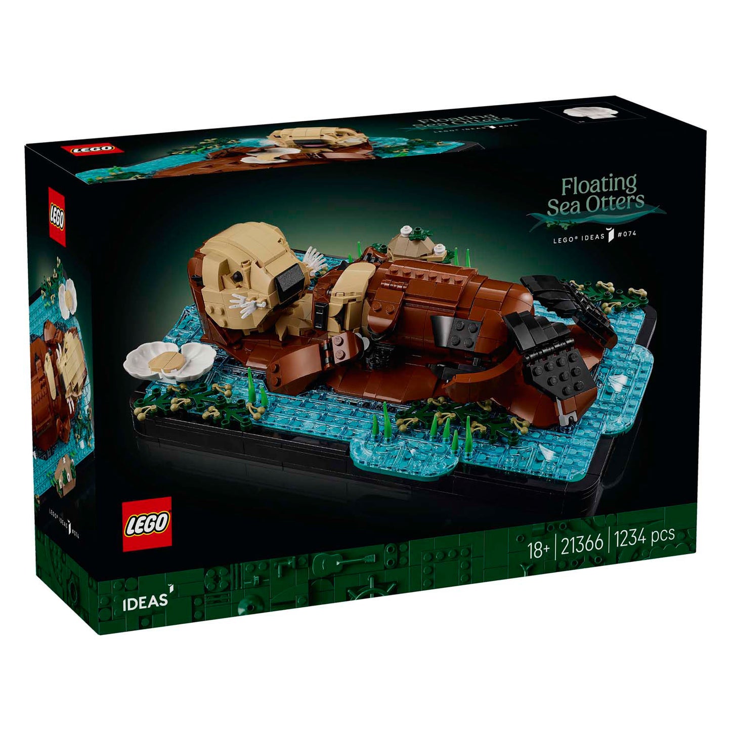 LEGO ideas - drijvende zeeotters constructiespeelgoed (21366, retail)