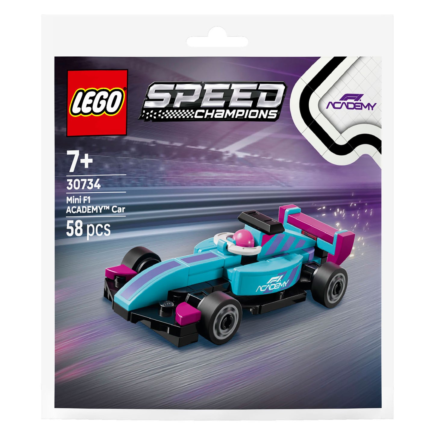 LEGO speed champions - mini f1 academy auto constructiespeelgoed (30734)