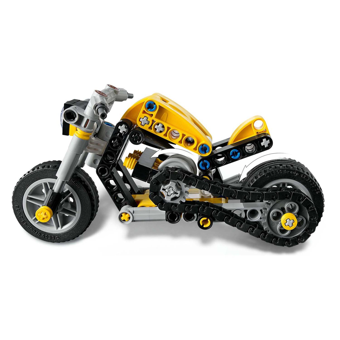 LEGO technic 42225 gele motor