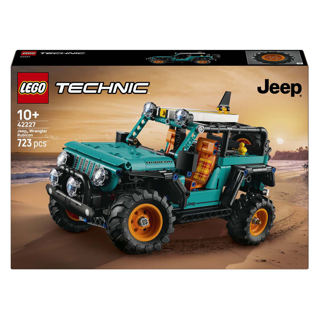LEGO technic 42227 jeep wrangler rubicon terreinwagen