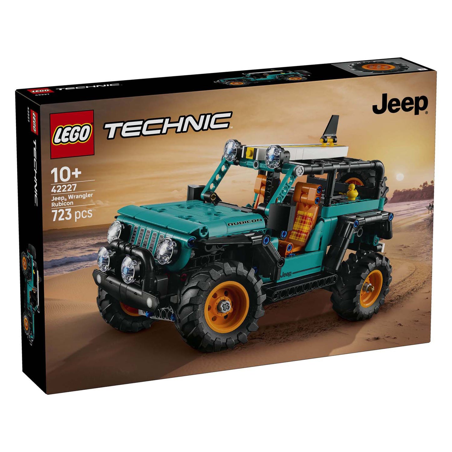 LEGO technic 42227 jeep wrangler rubicon terreinwagen