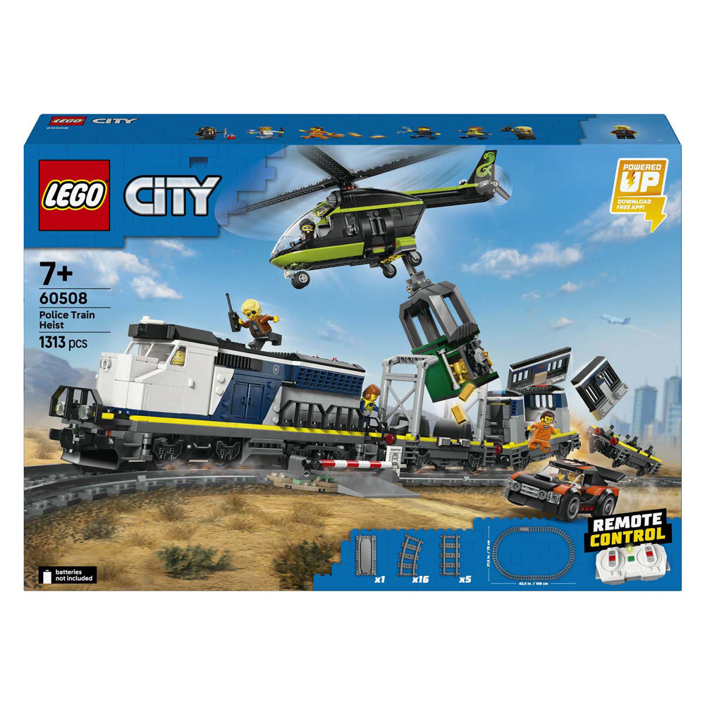 LEGO city 60508 overval op politietrein