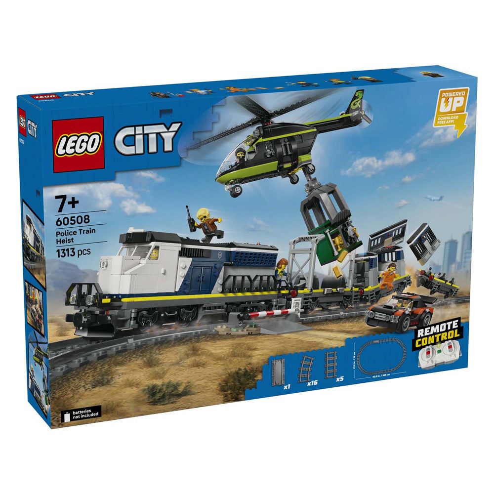 LEGO city 60508 overval op politietrein