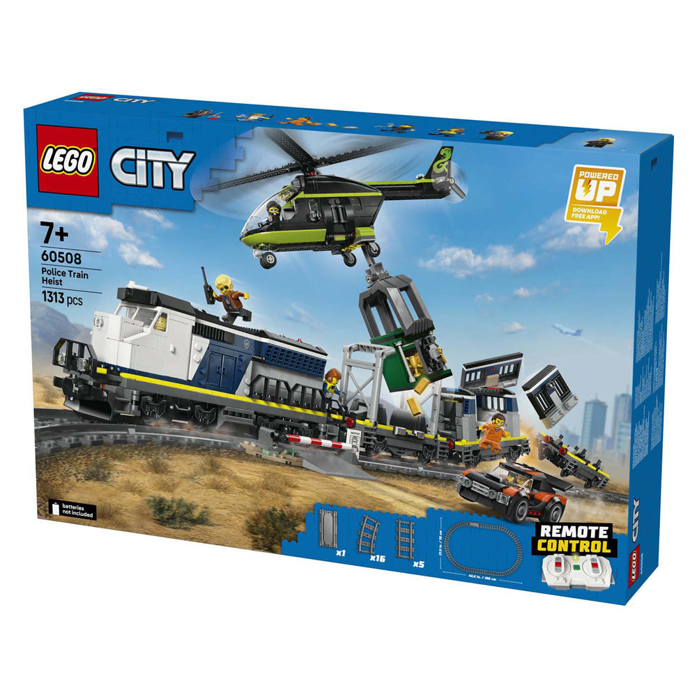 LEGO city 60508 overval op politietrein