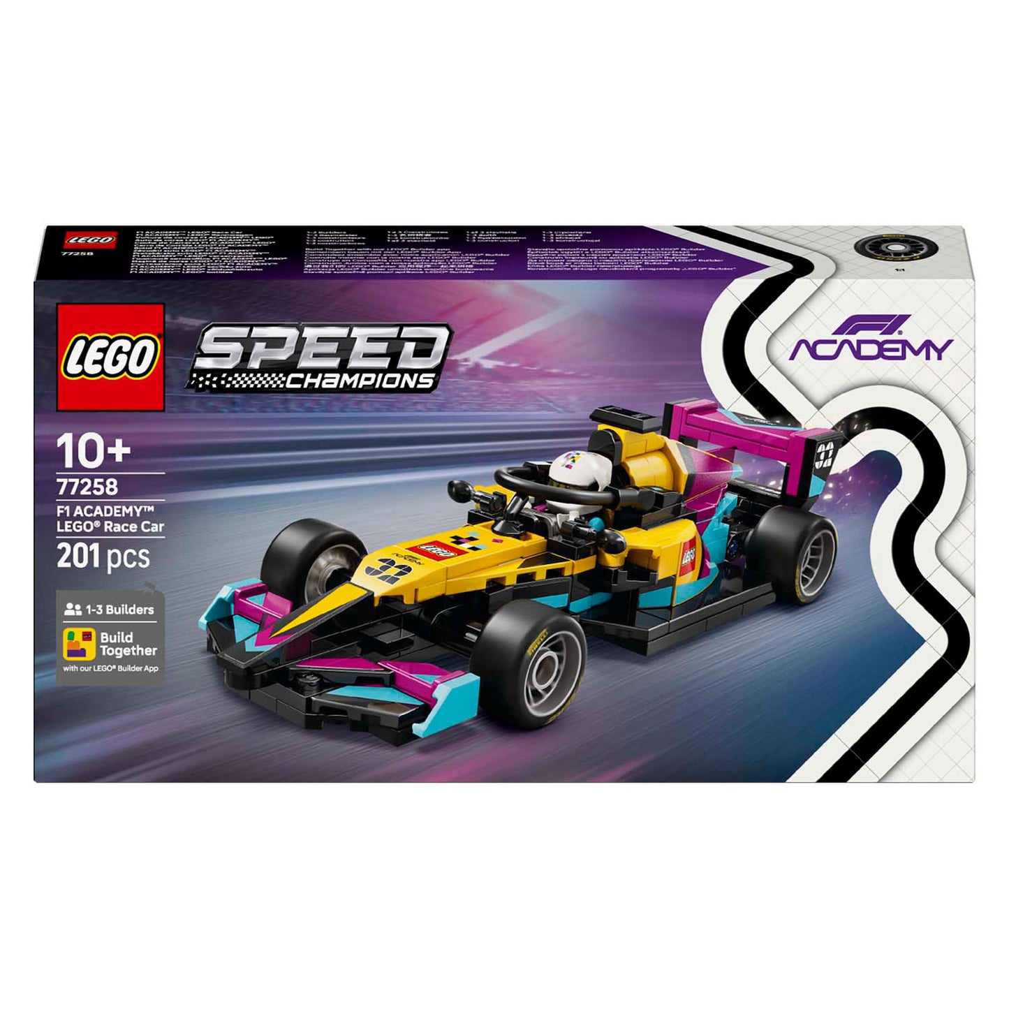 LEGO speed champions 77258 f1 academy racewagen