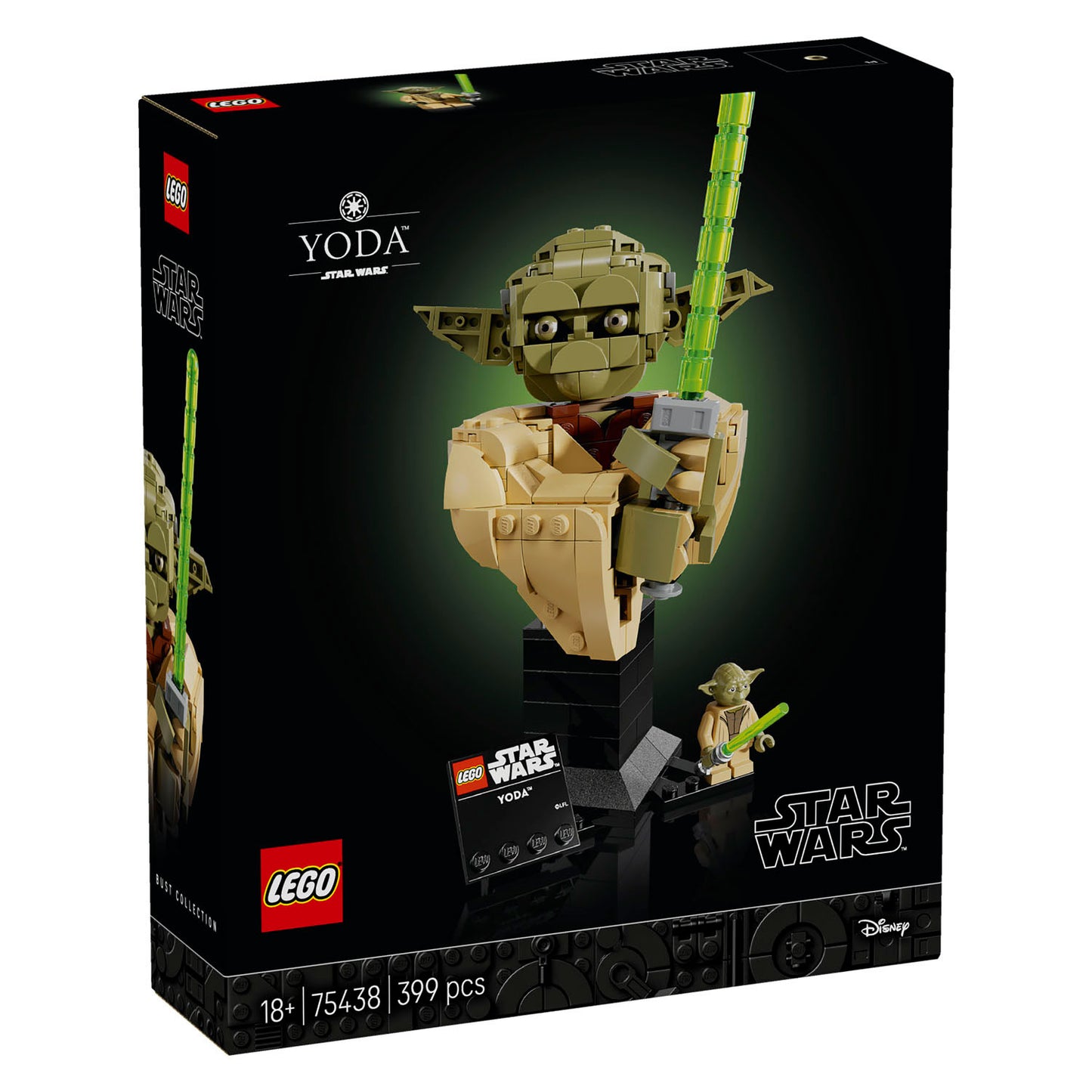 LEGO star wars 75438 yoda buste