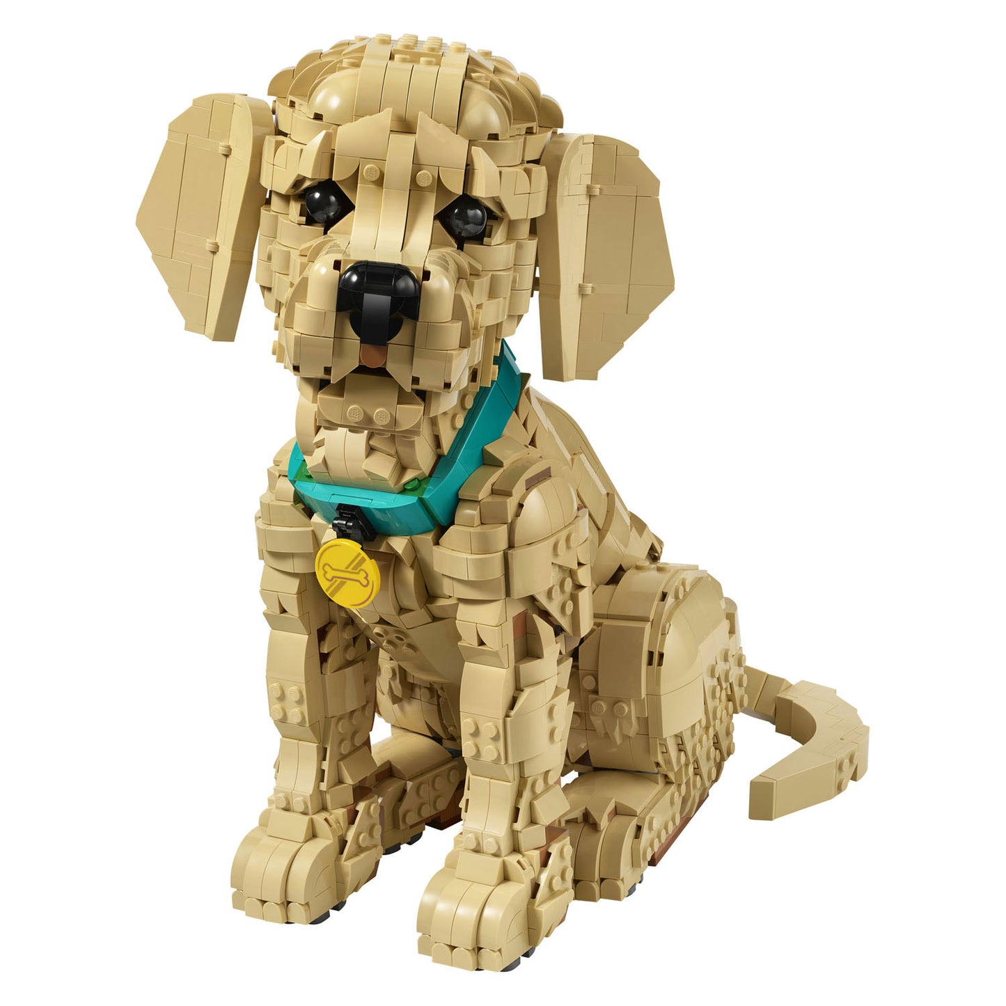 LEGO icons 11384 golden retriever puppy