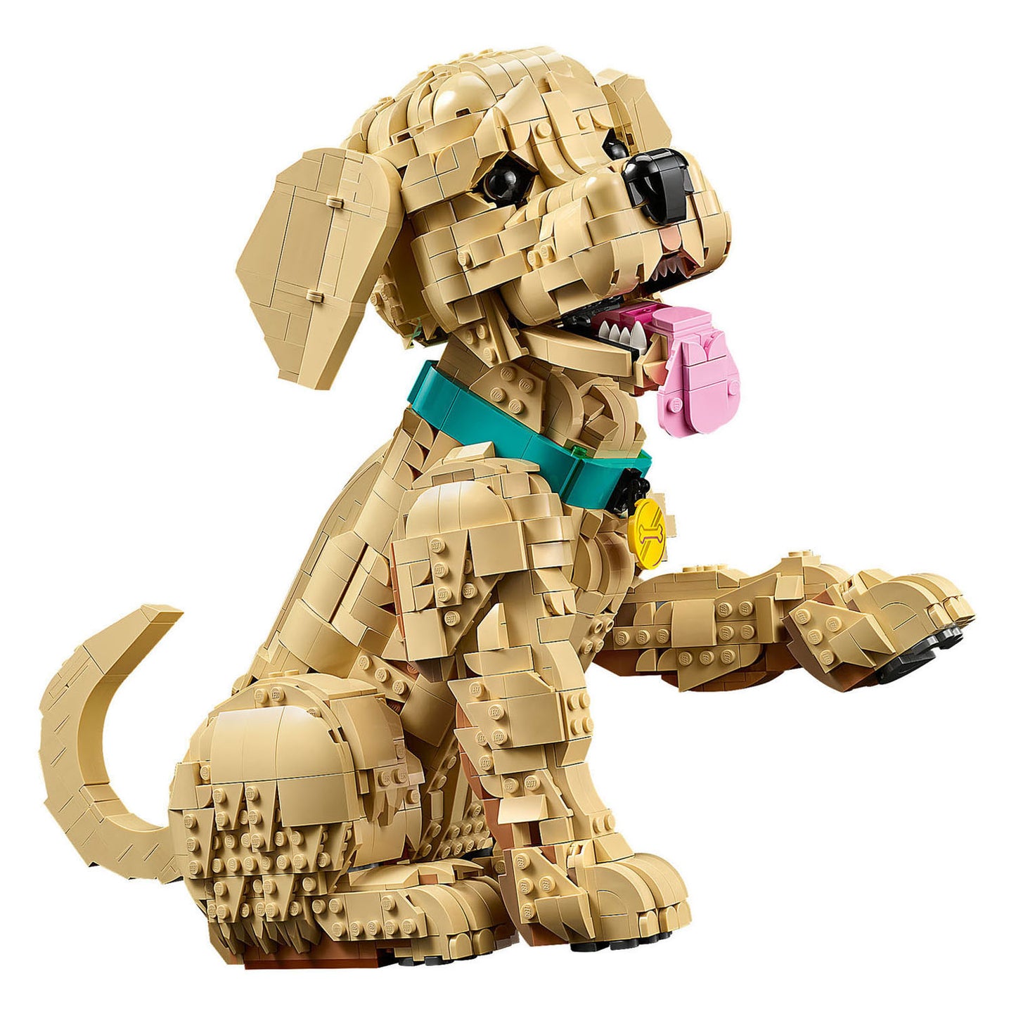 LEGO icons 11384 golden retriever puppy