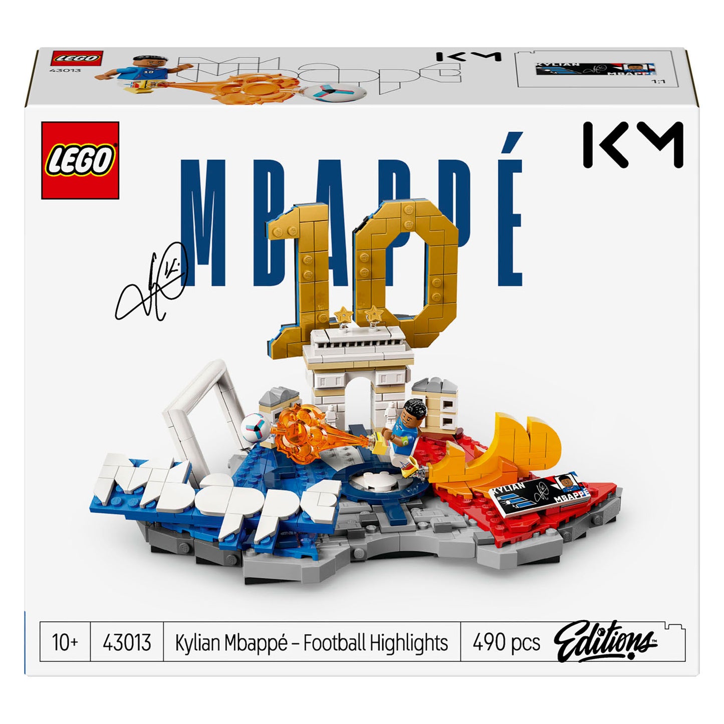 LEGO editions 43013 kylian mbappé voetbalhoogtepunten