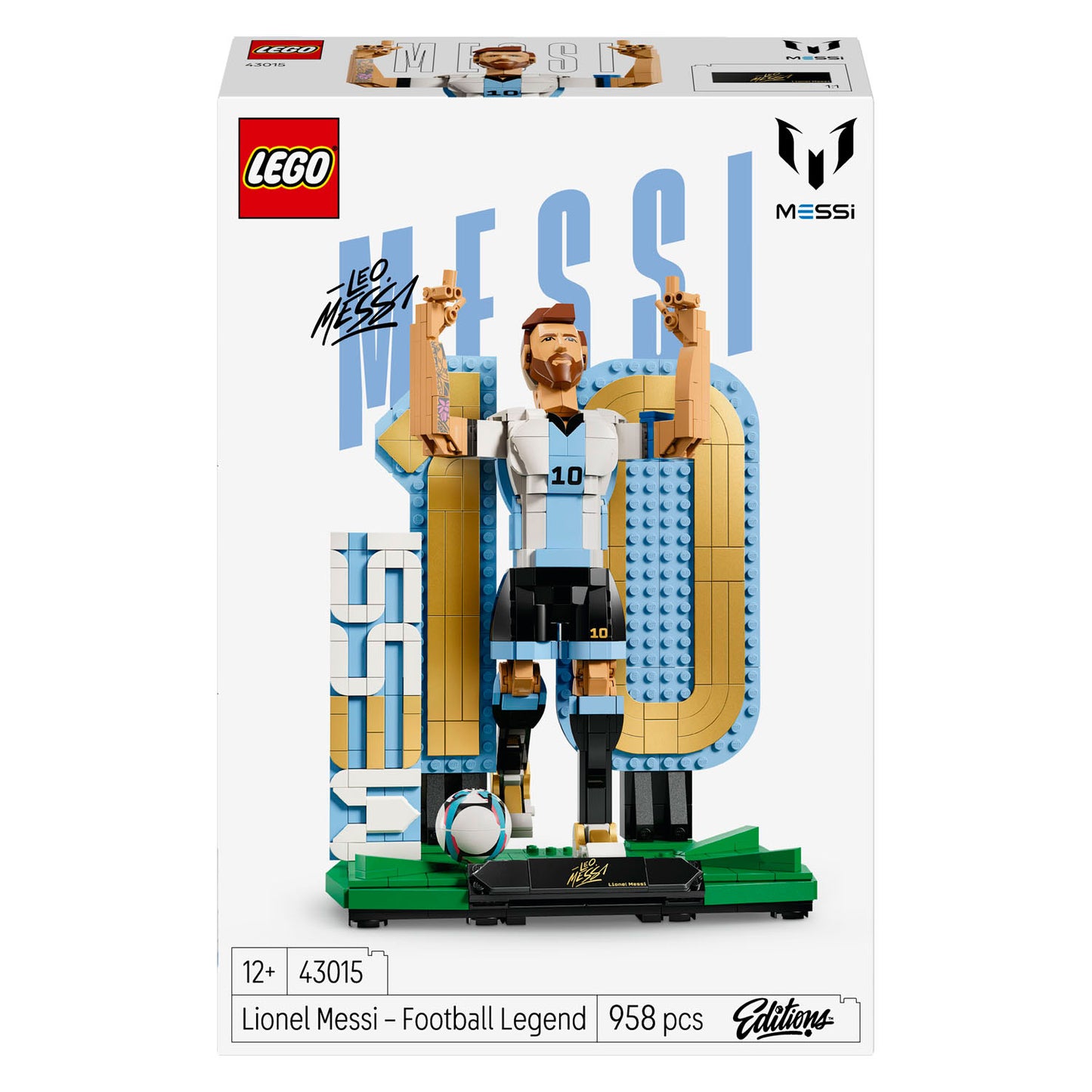 LEGO editions 43015 lionel messi voetballegende