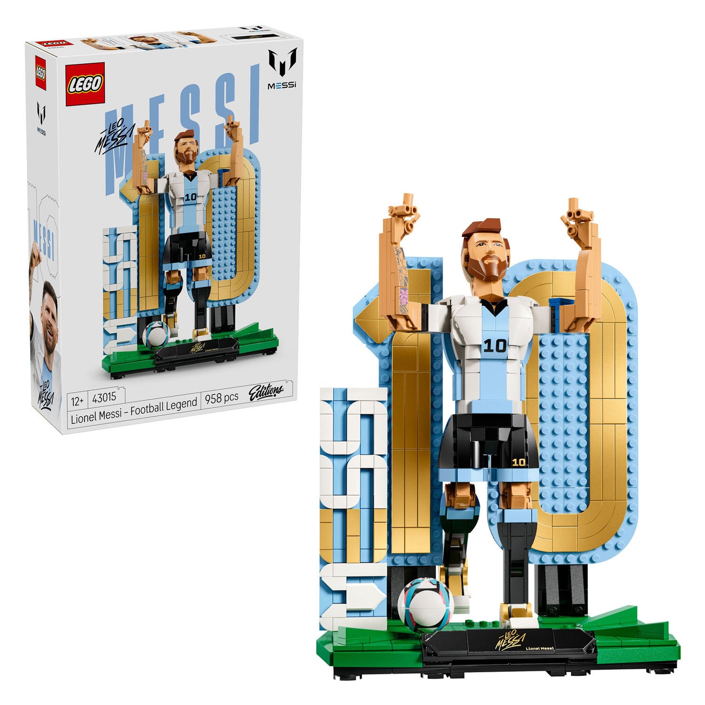 LEGO editions 43015 lionel messi voetballegende
