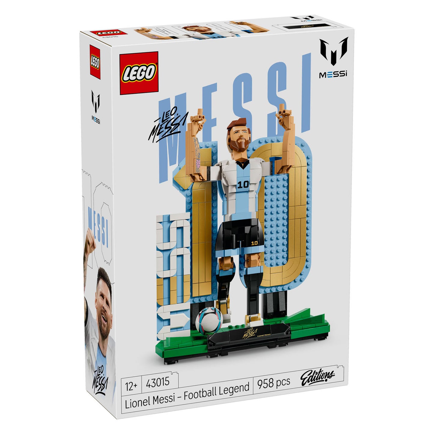 LEGO editions 43015 lionel messi voetballegende