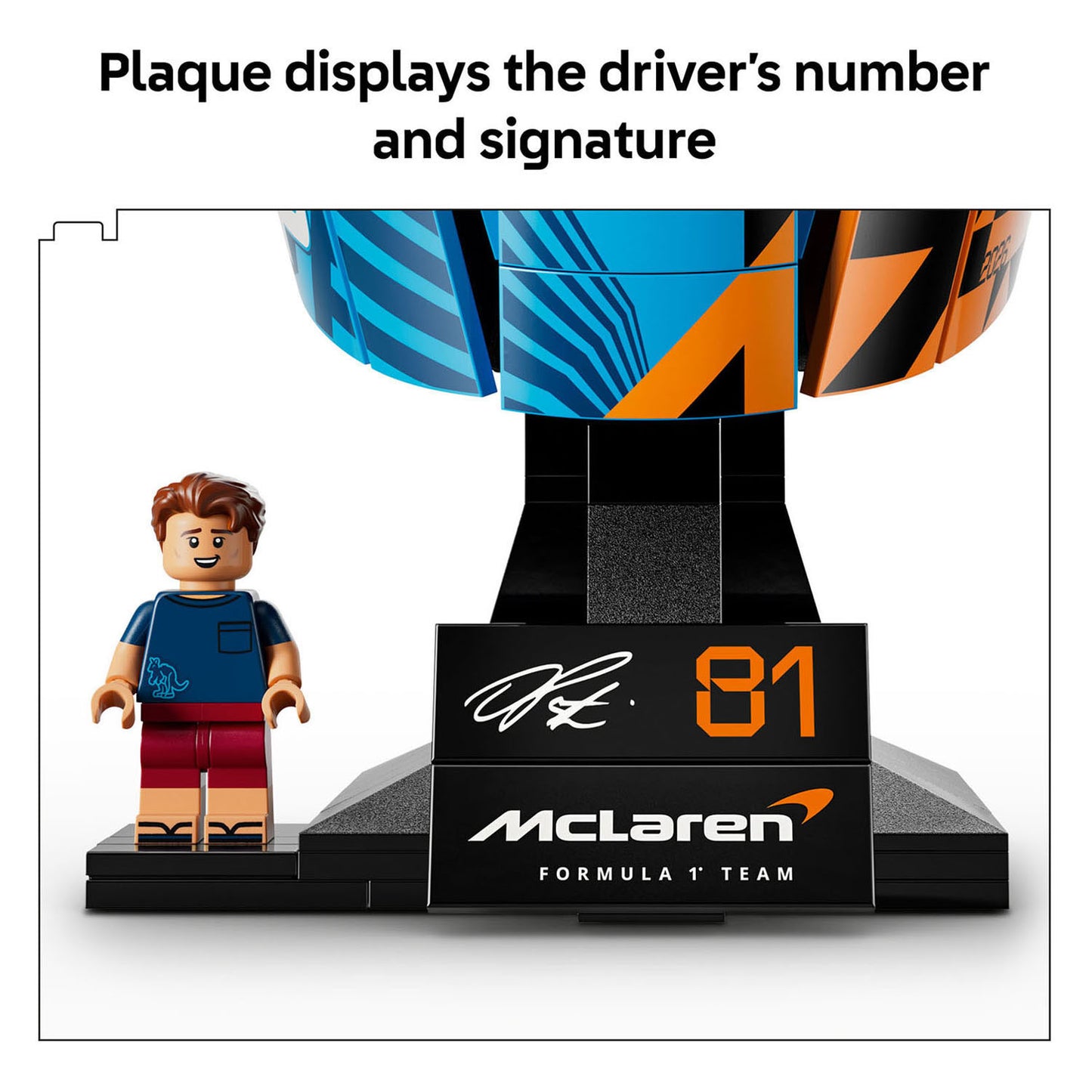 LEGO editions 43017 mclaren mastercard f1 team helm van oscar piastri
