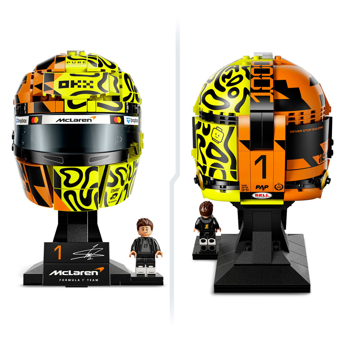 LEGO editions 43023 mclaren mastercard team helm van lando norris