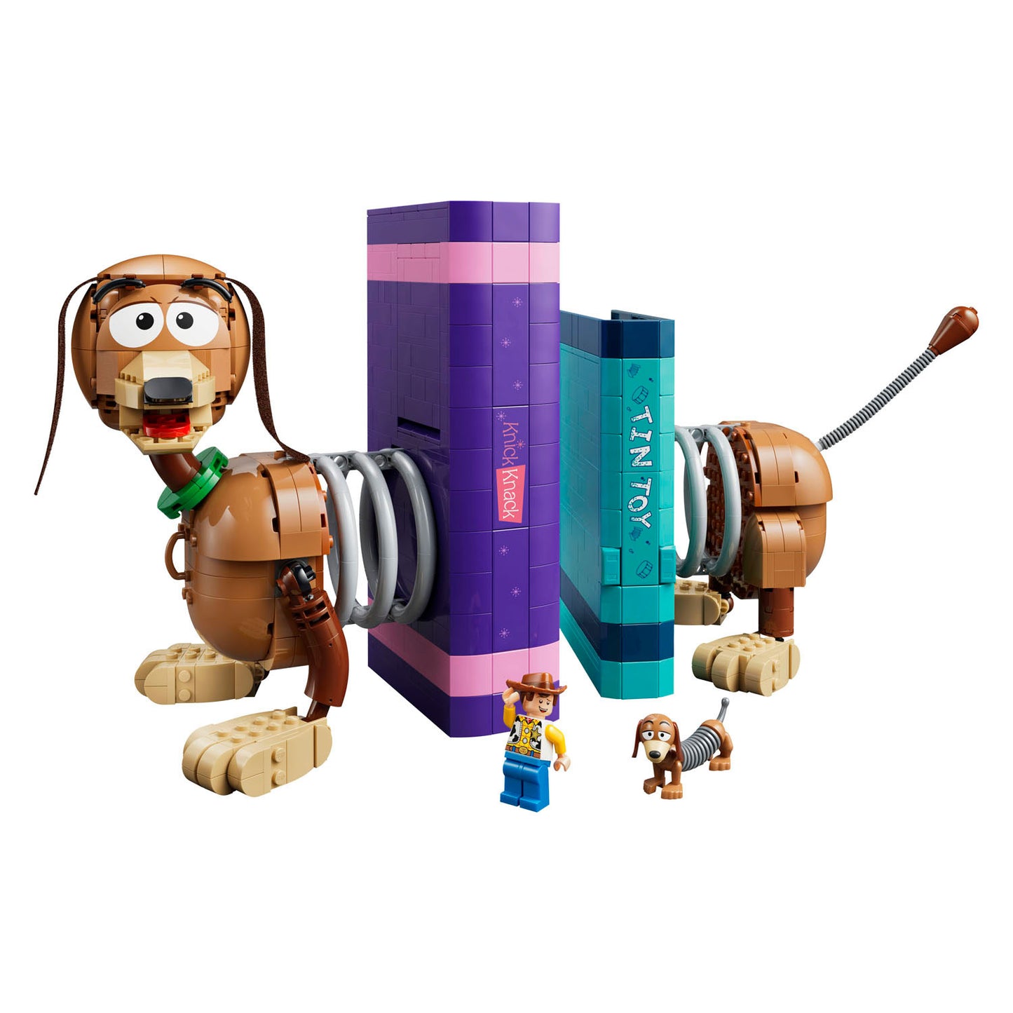 LEGO disney 43301 toy story slinky dog bookends
