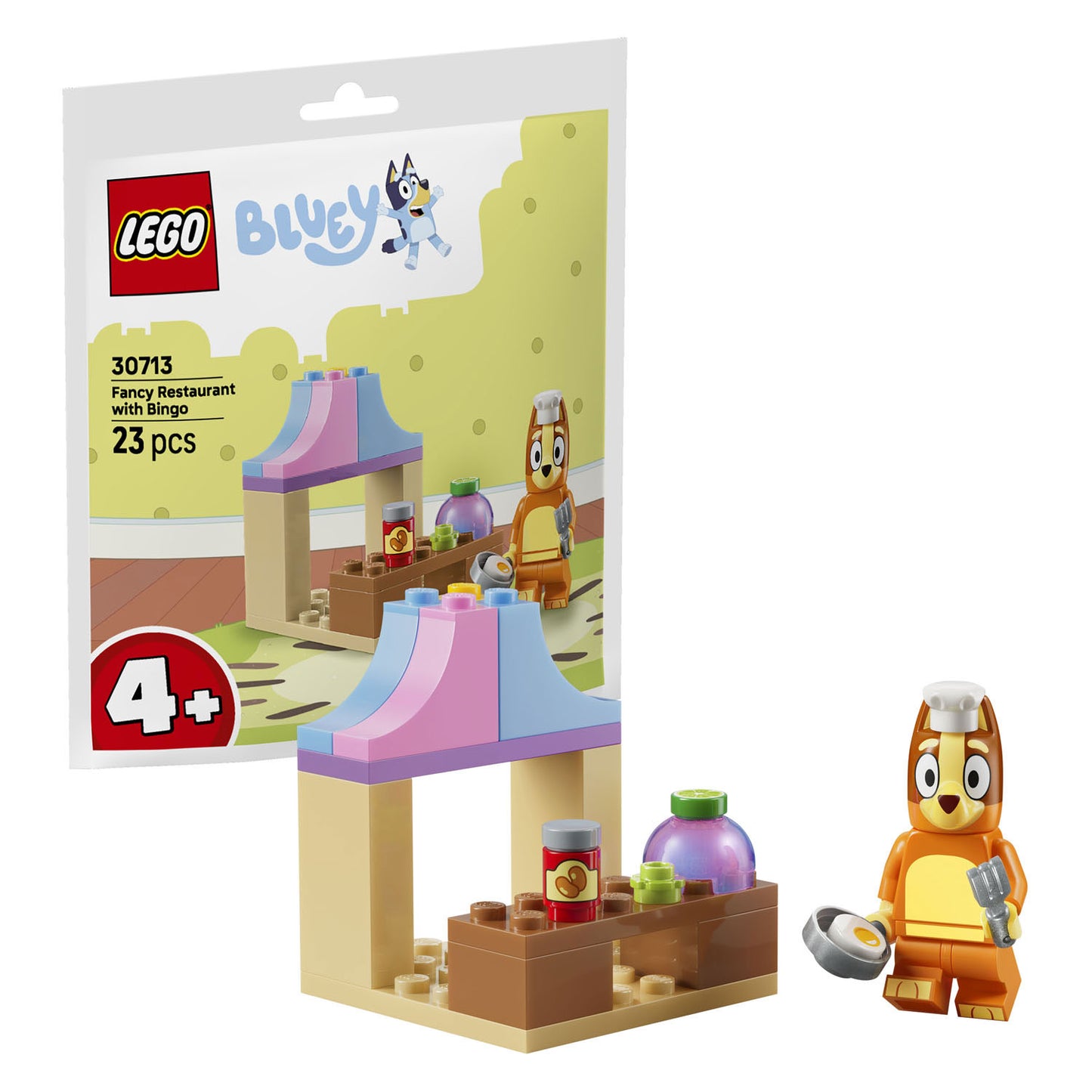 LEGO bluey 30713 chique restaurant met bingo