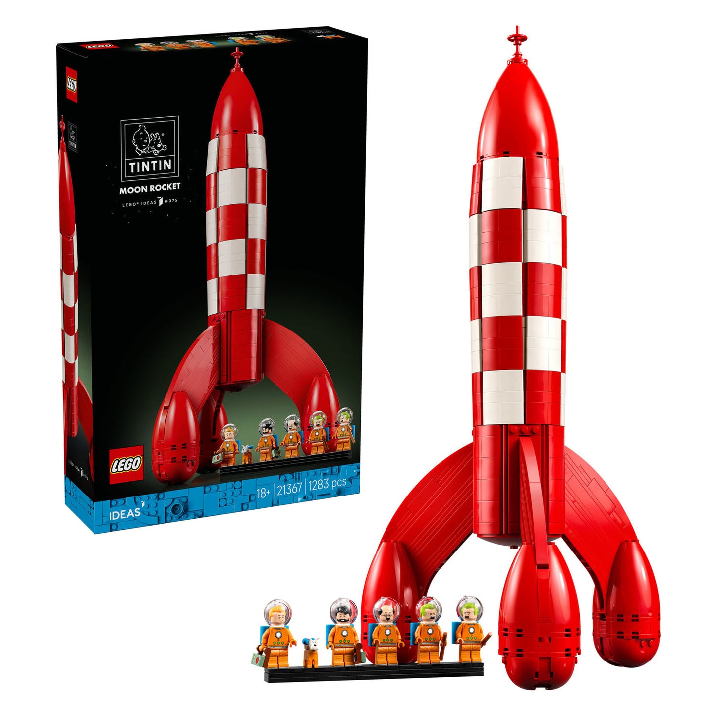 LEGO ideas 21367 tintin maanraket
