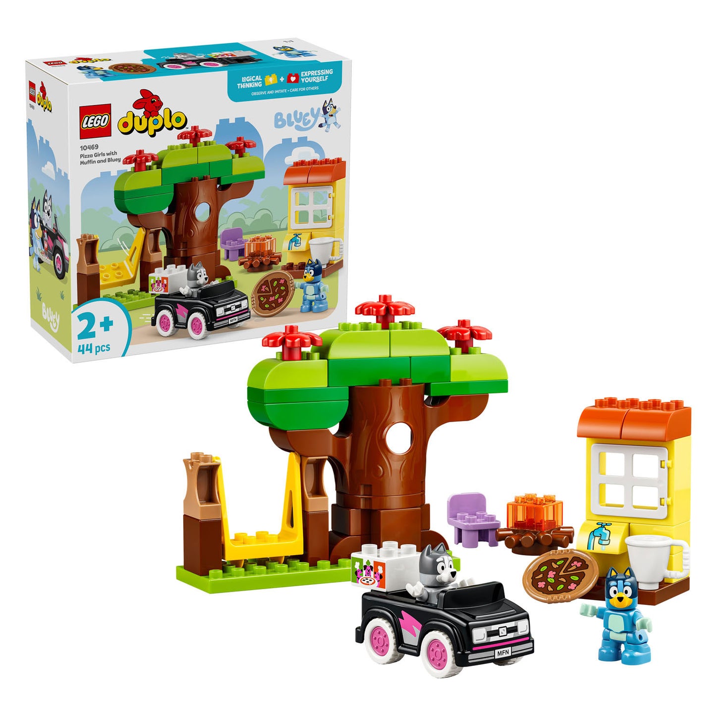 LEGO Duplo 10469 pizzameisjes met muffin en bluey