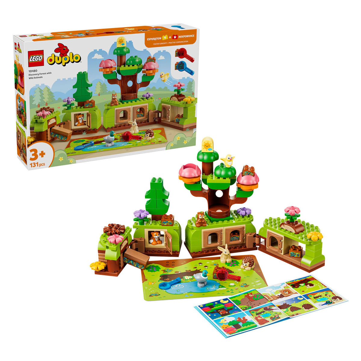 LEGO Duplo 10480 ontdekkingsbos met wilde dieren