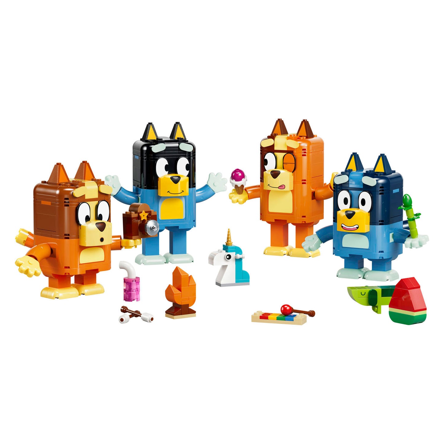 LEGO bluey 11217 bouwbare figuren van bluey en haar familie